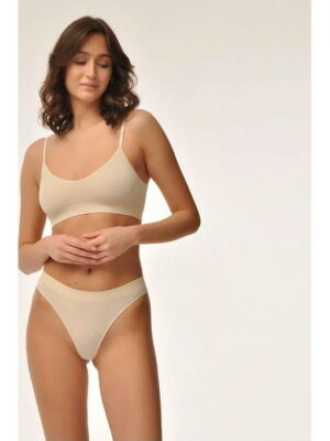 MY Трусы женские BRASILIANO RIB (1/100) cream (пломбир)