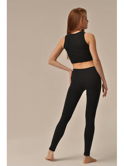 MY Леггинсы LEGGINGS RIB (1/60) (черный) — изображение 3