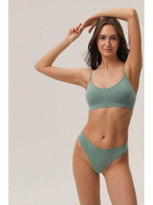 MY Топ женский TOP WITH CUP (1/50) (бирюзовый)