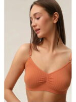 MY Топ женский TOP SPALLA STRETTA CHAIN (карамель)