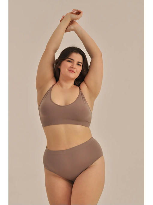 MY Топ женский TOP WITH CUP (1/72) (шоколад) — изображение 2