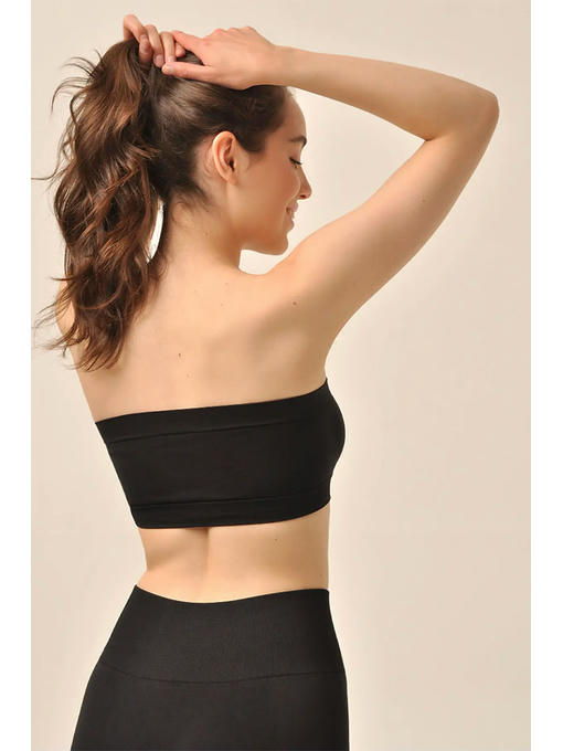 MY Топ женский TOP BANDEAU (1/50) (черный) — изображение 3