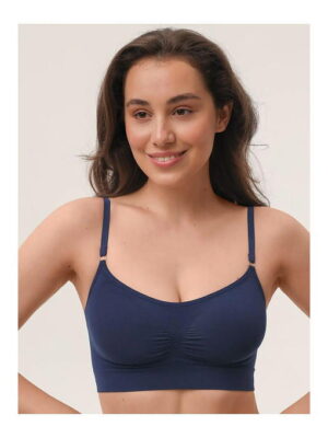 MY Топ женский TOP SHAPER SPALLA STRETTA (глубокий синий)