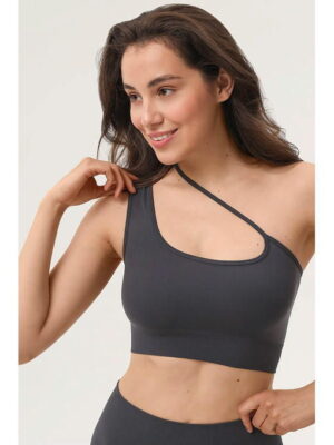 MY Топ женский TOP ONE SHOULDER (1/68) (графит)
