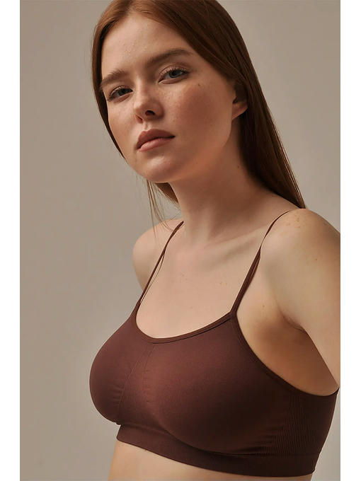 MY Топ женский TOP SPALLA STRETTA (1/50) (какао)