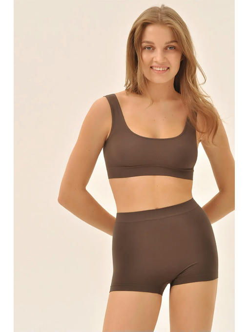 MY Трусы женские SHORTS VITA ALTA (1/156) (brownie (темно-коричневый)