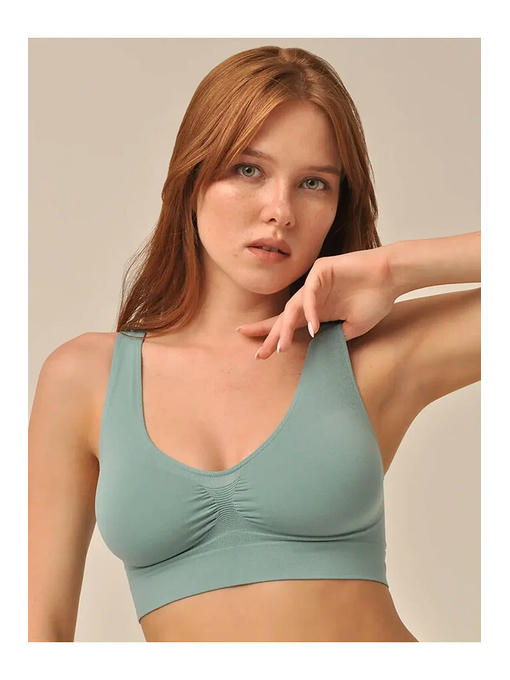 MY Топ женский TOP SPALLA LARGA PUSH UP (1/50) (бирюзовый)