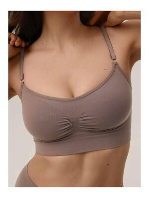 MY Топ женский TOP SHAPER SPALLA STRETTA (шоколад)