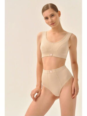 MY Топ поддерживающий жен. хлопок (крем (телесный)