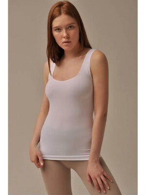 MY Майка женская CANOTTA SPALLA LARGA (1/50) (белый)