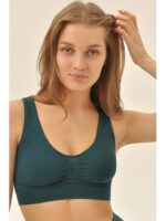MY Топ женский TOP SPALLA LARGA PUSH UP (1/72) (emerald (изумруд)