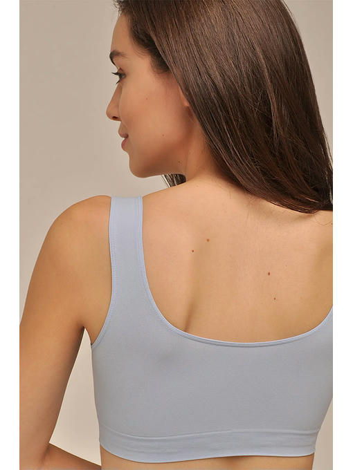 MY Топ женский TOP SPALLA LARGA (1/50) (небесный) — изображение 2