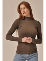 MY Водолазка LUPETTO MANICA LUNGA RIB (1/45) (темно-бежевый)