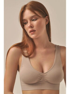 MY Топ женский TOP SPALLA LARGA PUSH UP (1/50) (льняной)