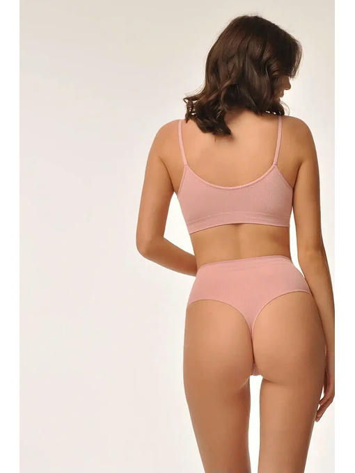 MY Трусы женские STRING RIB (1/100) (розовый) — изображение 3