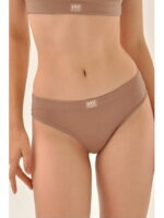 MY Трусы слипы жен. хлопок (капучино (коричневый)