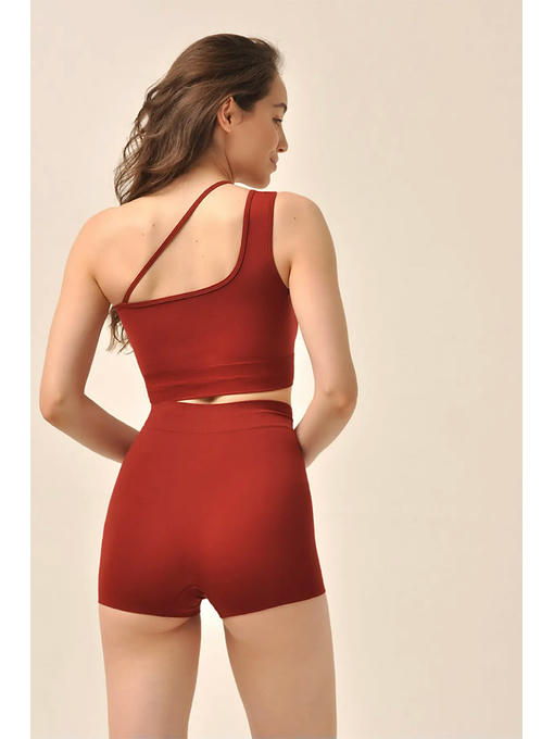 MY Топ женский TOP ONE SHOULDER (1/68) (темно-вишневый) — изображение 3