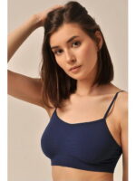 MY Топ женский TOP SPALLA STRETTA (1/50) (глубокий синий)
