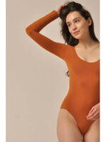 MY Боди женское BODY MANICA LUNGA (1/47) (орех)