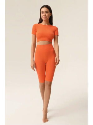 MY Футболка MAGLIA CORTA RIB (1/65) (оранжевый)