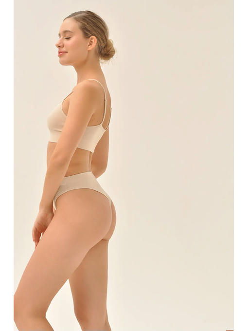 MY Трусы бразилиано жен. хлопок (крем (телесный) — изображение 2