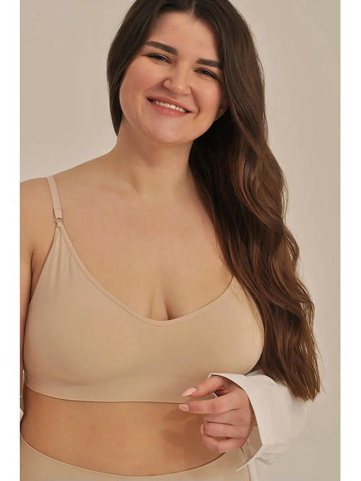 MY Топ женский TOP WITH CUP (1/72) (телесный)