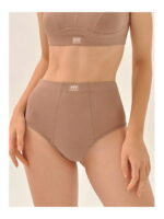 MY Трусы слипы бойфренды жен. хлопок (коричневый)