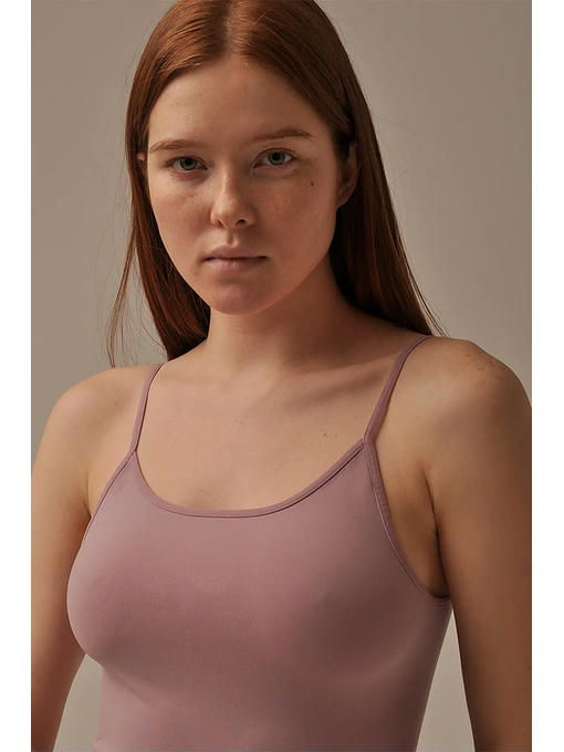 MY Майка женская CANOTTA SPALLA STRETTA (1/50) (пыльная роза) — изображение 2