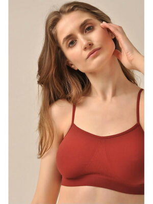 MY Топ женский TOP SPALLA STRETTA (1/50) (темно-вишневый)