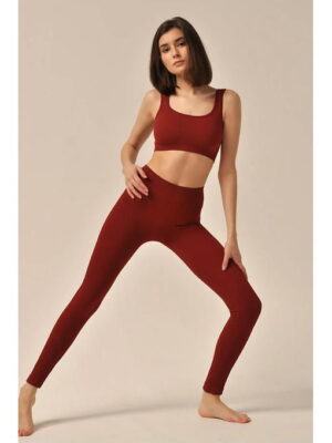 MY Леггинсы LEGGINGS RIB (1/60) (темно-вишневый)