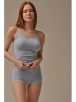 MY Майка женская CANOTTA SPALLA STRETTA (1/50) (небесный)