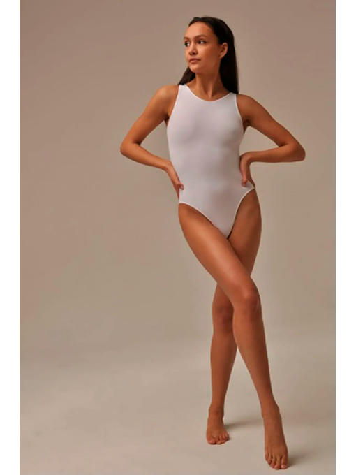 MY Боди женское BODY GIROCOLLO HALTER (1/68) (белый) — изображение 2