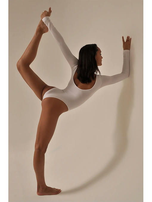 MY Боди женское BODY SCOLLATURA SUL RETRO (1/47) (белый) — изображение 2