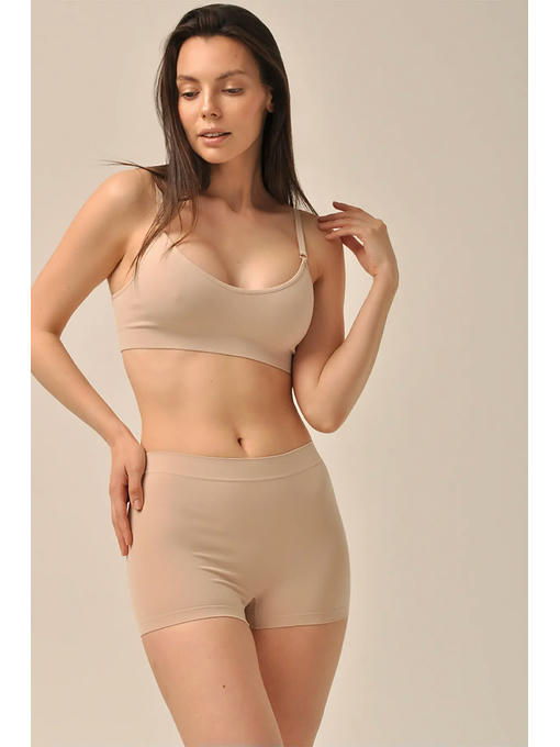 MY Топ женский TOP WITH CUP (1/50) latte (кремовый латте) — изображение 2