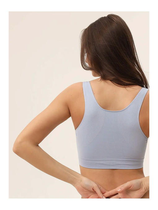 MY Топ женский TOP SPALLA LARGA PUSH UP (1/50) (небесный) — изображение 3