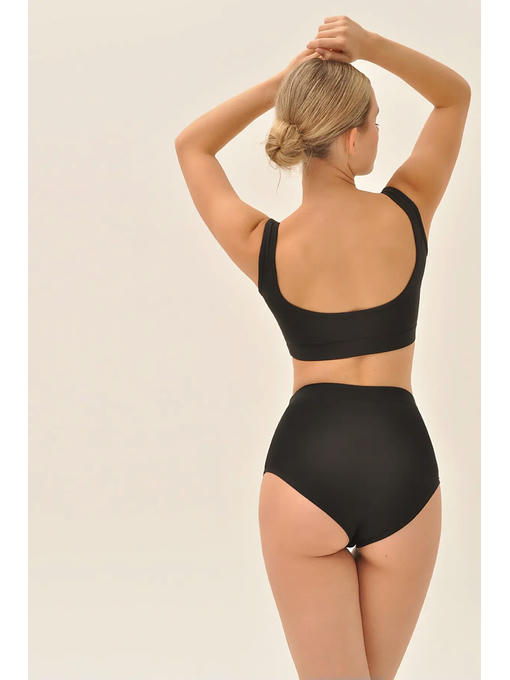 MY Топ на широких бретелях жен. хлопок DT201 (ночь (черный) — изображение 3