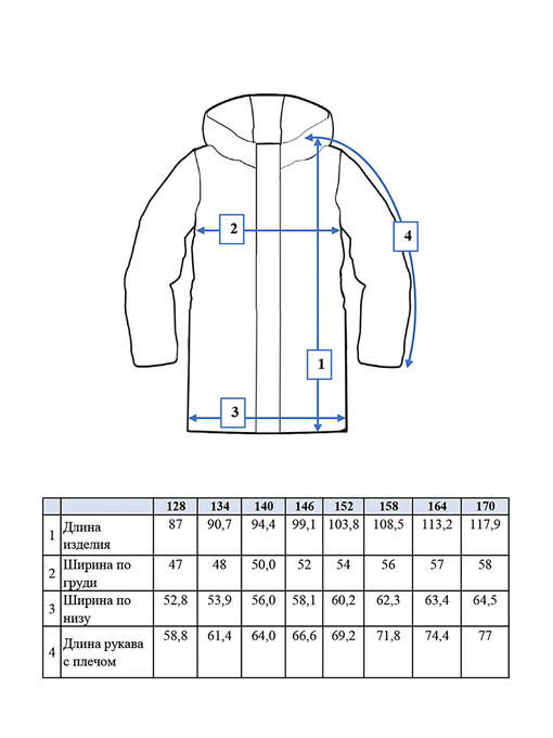 Пальто PLAYTODAY — изображение 2