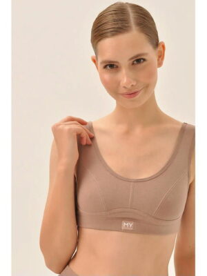 MY Топ поддерживающий жен. хлопок (капучино (коричневый)