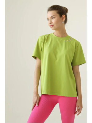 MY Футболка жен. regular fit (горловина) (травяной (зеленый)