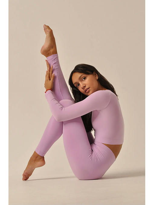 MY Топ женский CROP TOP MANICA LUNGA (1/72) (сирень) — изображение 2