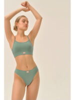 MY Топ на тонких бретелях жен. хлопок DT200 (эвкалипт (зеленый)