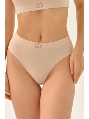 MY Трусы слипы жен. хлопок (крем (телесный)