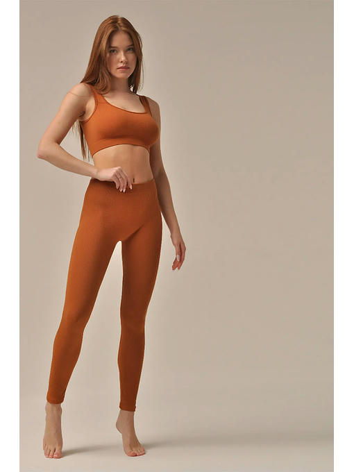 MY Леггинсы LEGGINGS RIB (1/60) (орех) — изображение 2