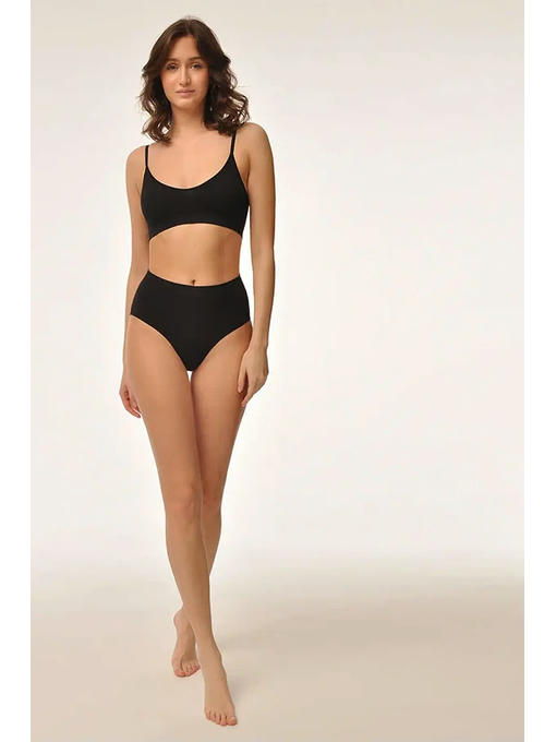 MY Трусы женские CULOTTE RIB (1/100) (черный) — изображение 2