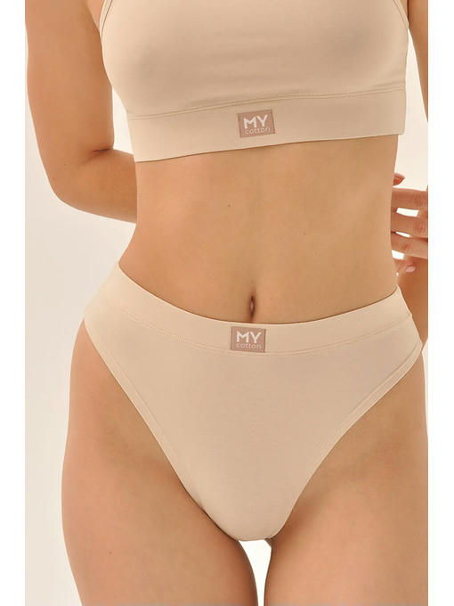 MY Трусы бразилиано жен. хлопок (крем (телесный) — изображение 4