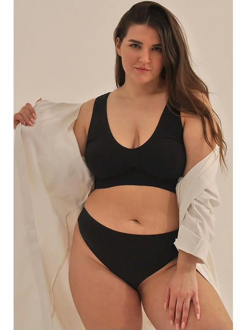 MY Топ женский TOP SPALLA LARGA PUSH UP (1/72) (nero (черный) — изображение 2