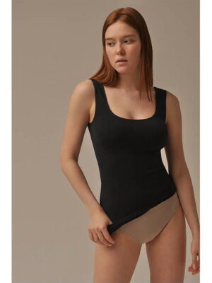 MY Майка женская CANOTTA SPALLA LARGA (1/50) (черный)