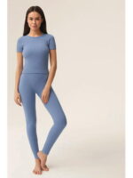 MY Футболка MAGLIA RIB (1/65) berry (голубой)