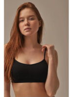 MY Топ женский TOP SPALLA STRETTA (1/50) (черный)