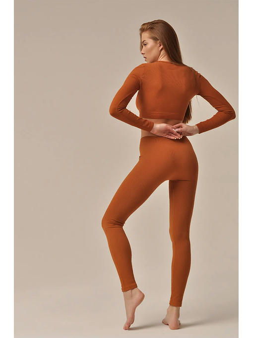 MY Леггинсы LEGGINGS RIB (1/60) (орех) — изображение 4